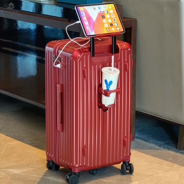 廠家直銷 行李箱 旅行箱 拉桿箱 行李箱多功能大容量旅行箱登機箱五輪拉桿箱帶密碼箱耐用充電 現貨減免 開發票sye