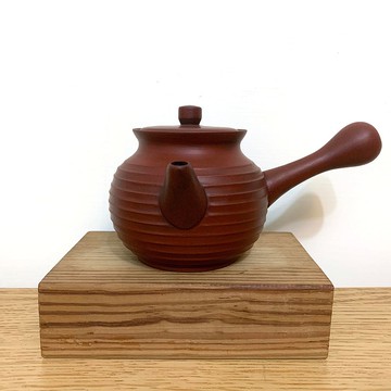 台灣【朱泥】手拉坯薄胎KyuuSu橫手急須壺4
