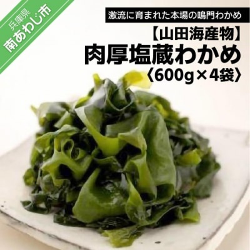 山田海産物】肉厚塩蔵わかめ600g×4袋入り　LINEショッピング