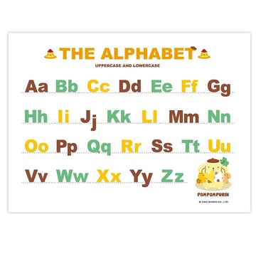 布丁狗正版授權ABC字母掛布