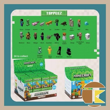 【4月預購】麥塊 Toppee2盲盒 收藏模型 Q版角色 一中盒12入｜愛蛋客