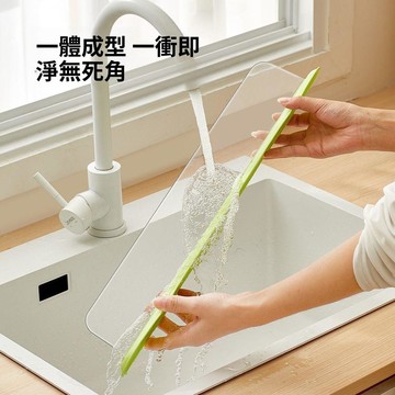 下殺價 挑戰最低價 水槽擋水板 防濺水 廚房擋水板 防水條 家用 水槽擋水板透明擋水板廚房防濺板水池一體擋板吸盤洗碗池阻