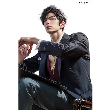 【9 月新品】07-148-0091 人物貼紙 幻想復古浪漫喫茶