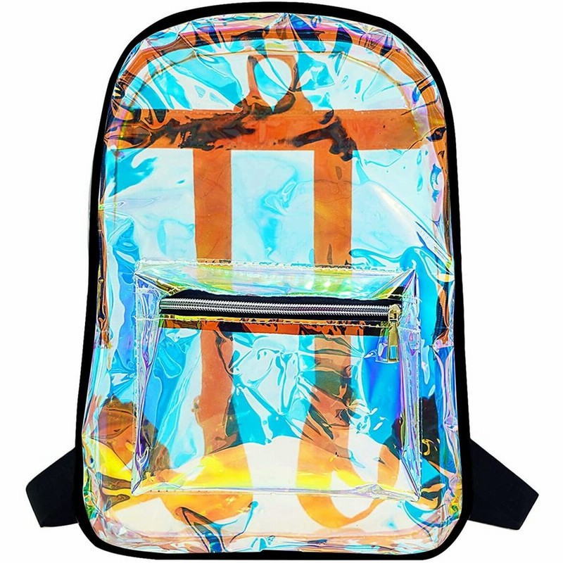 Notag 透明バッグ リュックサック クリア Pvc バックパック 軽量 可愛い オーロラ ファッション 防水 学生リュック 旅行 通学 Blac 通販 Lineポイント最大0 5 Get Lineショッピング