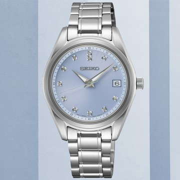 SEIKO 精工 CS系列 經典真鑽 日系腕錶 32mm (6N32-00A0B/SUR581P1)