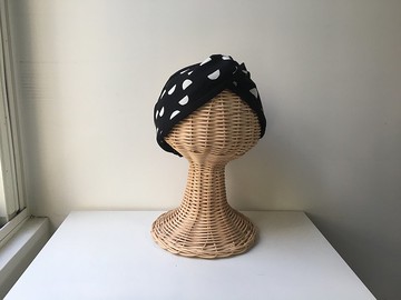 半月-設計感交叉髮帶ヘアバンド