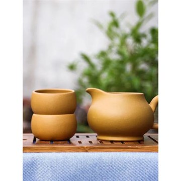 宜興原礦紫砂公道杯段泥杯子段泥茶漏茶海分茶器杯子段泥公道杯