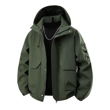 【巴黎精品】現貨+預購 戶外機能衝鋒衣防風外套登山外套防潑水大碼休閒男裝-戶外山系男外套9色a1lc97