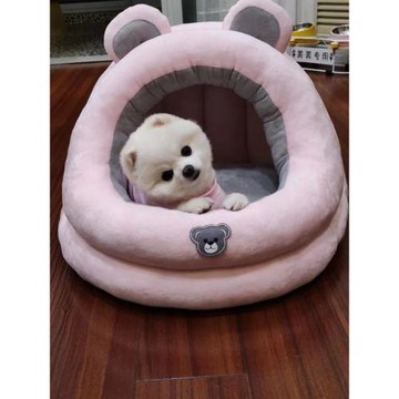 寵物保暖舒適狗屋泰迪犬金毛大型犬狗窩貓窩墊子用品圖紙模版紙樣