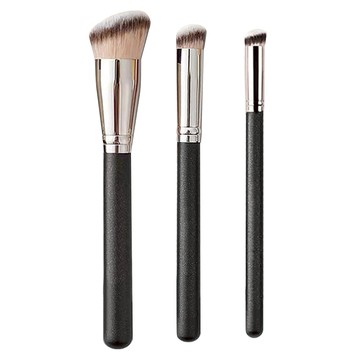 理享家 斜角粉底刷遮瑕刷組 - 打造無瑕精緻底妝  170 + 270 + 370  1組