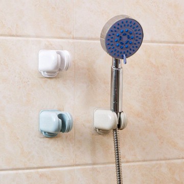 1053 無痕貼花灑架 可調角度 三色可選 免釘 免鑽 蓮蓬頭架