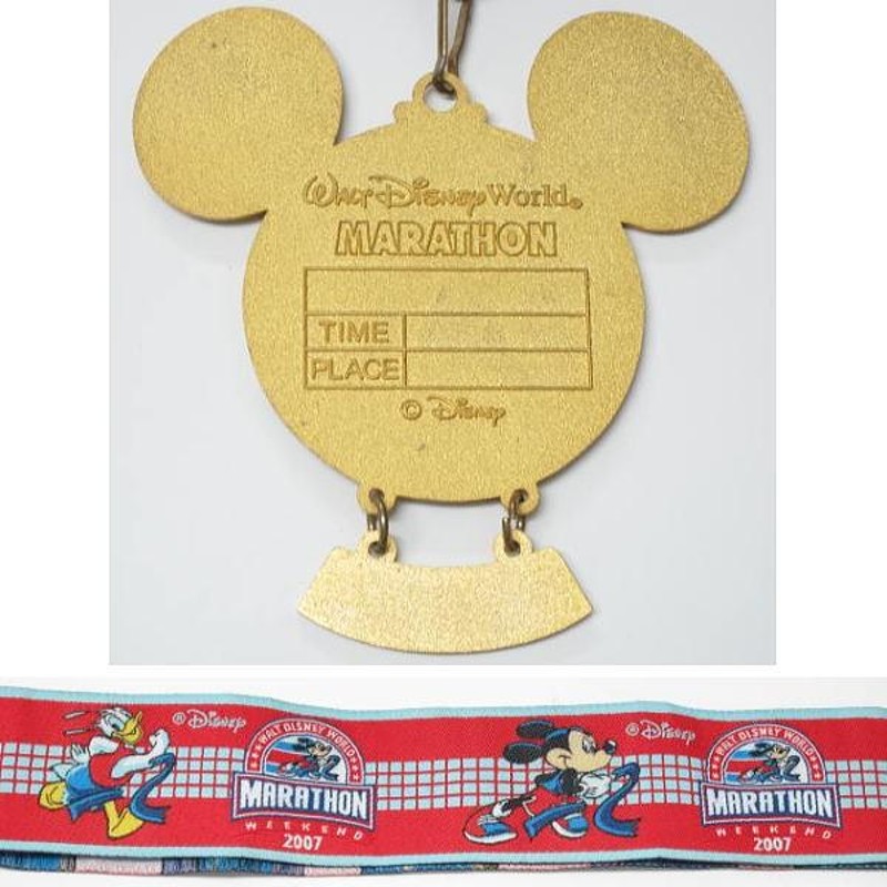 ディズニー ミッキー 2007WDWマラソンメダル 2007年WDWマラソンウィークエンド ディズニーワールド | LINEショッピング