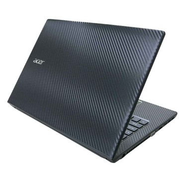 【Ezstick】ACER TravelMate TMP248 TMP249 黑色卡夢紋機身貼 DIY包膜