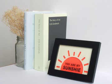 讓愛發光 紙雕夜光畫 You are my sunshine 情人節禮物