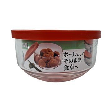 TOYO-SASAKI GLASS 東洋佐佐木 玻璃儲藏容器 耐熱玻璃 日本製造 約10.1 x 6.1cm  360ml  1個