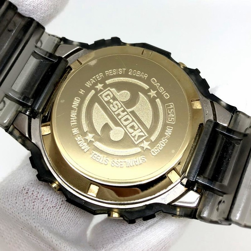 G-SHOCK DW-5025D クリア/ブラック DW-5025D-8JFサポートページ | CASIO