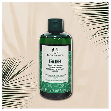 THE BODY SHOP 美體小舖~茶樹淨膚深層潔面膠(250ml) 純素