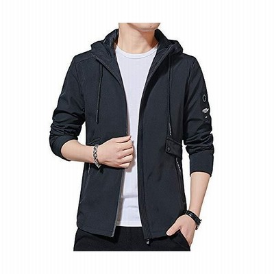 Foxseon ジャケット メンズ アウトドアジャケット フード付き シンブルデザイン おしゃれ アウター ブルゾン フライトジャケット メ 通販 Lineポイント最大get Lineショッピング