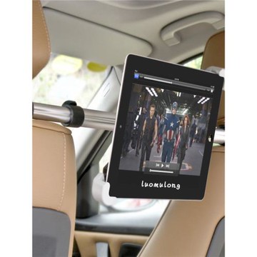 車載平板電腦支架頭枕后座蘋果IPADmini手機汽車通用鋁合金支架