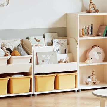 【iloom 怡倫家居】Eddi Kids 經典收納小書櫃 4色 書架 書櫃 櫃子 收納櫃