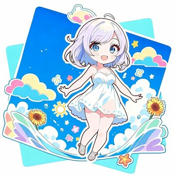 2026SummerCollection 貼紙 pastelwaves