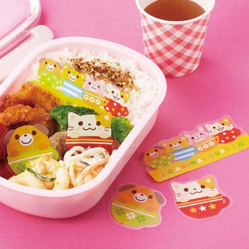 ばらん デコ弁 抗菌バランセット ティーカップアニマル 12枚入 P-3268 ｜ 子供 お弁当 抗菌バラン ティーカップアニマル 通販  LINEポイント最大0.5%GET | LINEショッピング