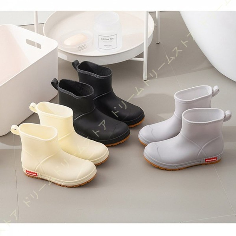 完全防水 大きいサイズ レイン ブーツ レインシューズ レディース ブーティー 雨靴 長靴 防水 軽量 ショートブーツ 撥水 レインブーツ 白 黒 雨 梅雨 雪 雨具 通販 Lineポイント最大get Lineショッピング