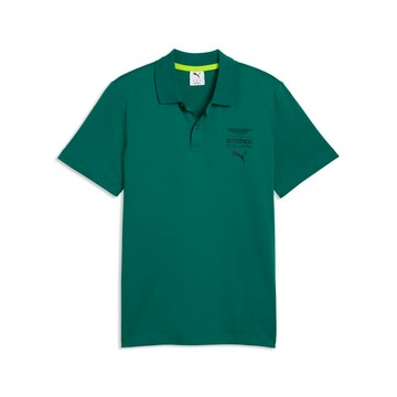 PUMA Aston Martin Aramco F1® Team 奧斯頓·馬丁 ESS短袖Polo衫 男性