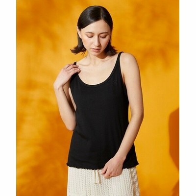 GRACE CONTINENTAL/グレースコンチネンタル ロゴ刺繍トップ ブラック 36