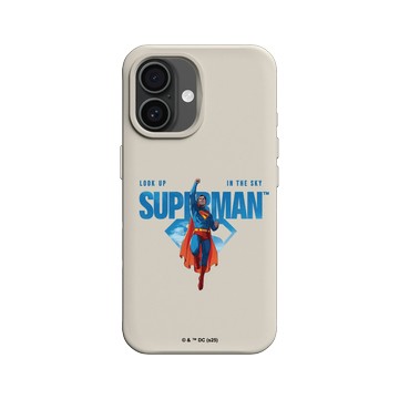 iPhone 16 SolidX 貝殼灰 - Superman - Superman-直上雲霄
