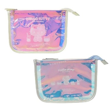 小禮堂 Sanrio 三麗鷗 Hello Kitty 極光化妝包 (50週年系列)