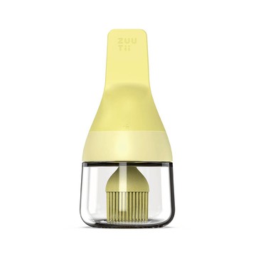 沾沾生活DipDipLife |  加拿大ZUUTii｜玻璃調味刷瓶｜萊姆黃