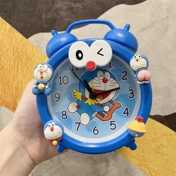 新款卡通少兒鬧鐘創意可愛桌面時鐘學生起床強力叫醒個性臺鐘雯蘊