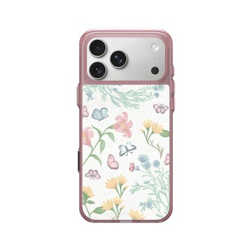 iPhone 17 Pro Max Clear (相機按鈕) 晶醺玫 - 欣蒂小姐 Miss Cyndi - 花牆