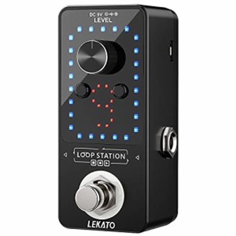 Lekato ギターエフェクター ルーパー Loop Station 9ループ チューナー機能が付き 40分無制限のオーバーレイ記録 エレキギターベース用 U 通販 Lineポイント最大get Lineショッピング