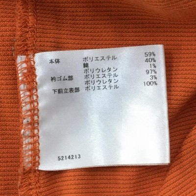 Munsingwear マンシングウェア 長袖ポロシャツ オレンジ