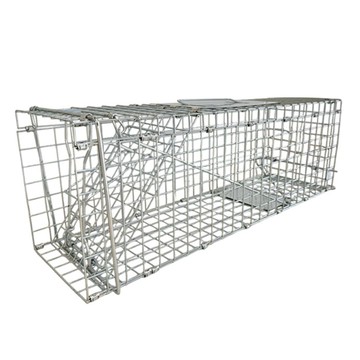 寵物夢工廠 援助捕貓 鐵籠  S 60 x 20 x 18cm  銀色  1個