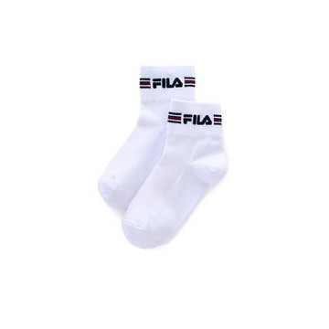 FILA 基本款棉質短襪-白色 SCA-1003-WT