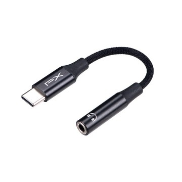 【PX大通】USB-C(公)-3.5mm(母)耳機轉接頭(蘋果手機轉接頭/音源轉接線/DAC晶片) CA48