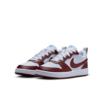 NIKE 休閒鞋 女鞋 大童 運動鞋 COURT BOROUGH LOW RECRAFT GS 白紅 DV5456-006 (3K2155)