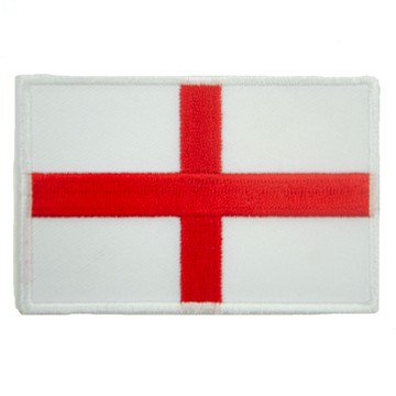 DIY刺繡徽章 英格蘭 刺繡臂章 熨斗背包貼 熱燙裝飾貼 熨燙布貼 電繡燙布貼紙 刺繡士氣章 Flag Patch補丁貼 _廠商直送