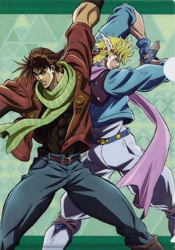 A.約瑟夫·喬斯塔和凱撒·安東尼奧·採佩裏A4文件夾JOJO的奇妙冒險第二部戰鬥潮流