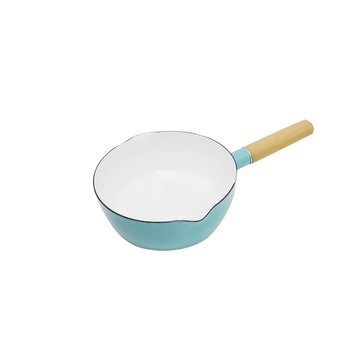 仙德曼琺瑯單柄雪平鍋-18cm/1.6L-1支