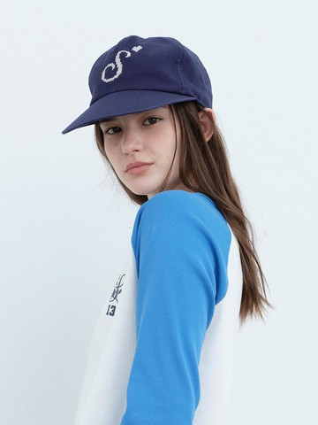 S Heart Cross Stitch Cap
