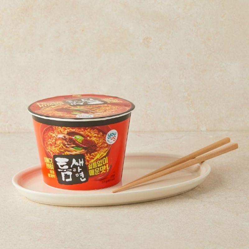 八道 Paldo 韓国で最も辛いラーメン (スコヴィル9,413) GS25 トムセ(トゥンセ)ラーメン 3個入   韓国食品   トゥムセ