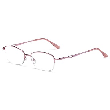 Megasol 輕巧簡約甜美粉簍空老花眼鏡(8111-200度)  甜美粉  142 x 130 x 33 mm  1入