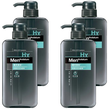 MENTHOLATUM 曼秀雷敦 抗屑冰涼洗髮精 薄荷 + 柑橘  4瓶