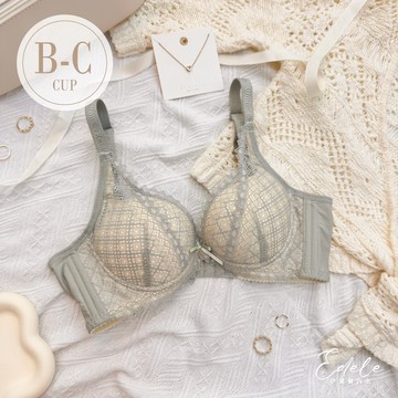 內衣【青檸舞曲】軟鋼圈機能內衣 *B/C罩 (灰綠) #27932