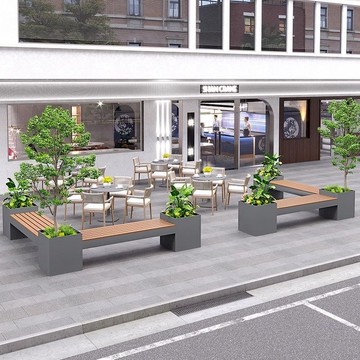 免運 花箱 戶外花箱 花箱隔斷 花箱戶外鐵藝耐用花箱陽臺坐凳廣場花槽庭院隔斷 可開發票 全館五折 工廠現貨直銷 新品特價 b8302