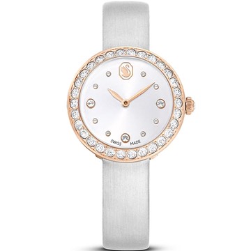 SWAROVSKI 施華洛世奇 Matrix Tennis 極簡愛戀腕錶 女錶 手錶 禮物-30mm 5710105